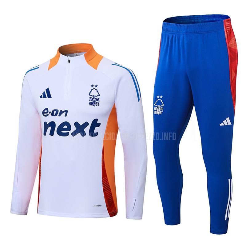 felpa nottingham forest bianco 2024-25