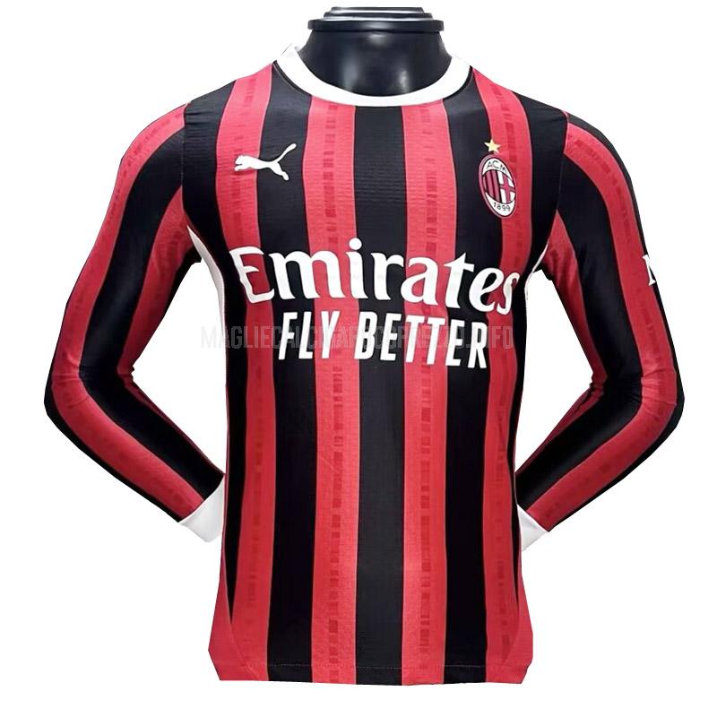 maglietta ac milan manica lunga home 2024-25