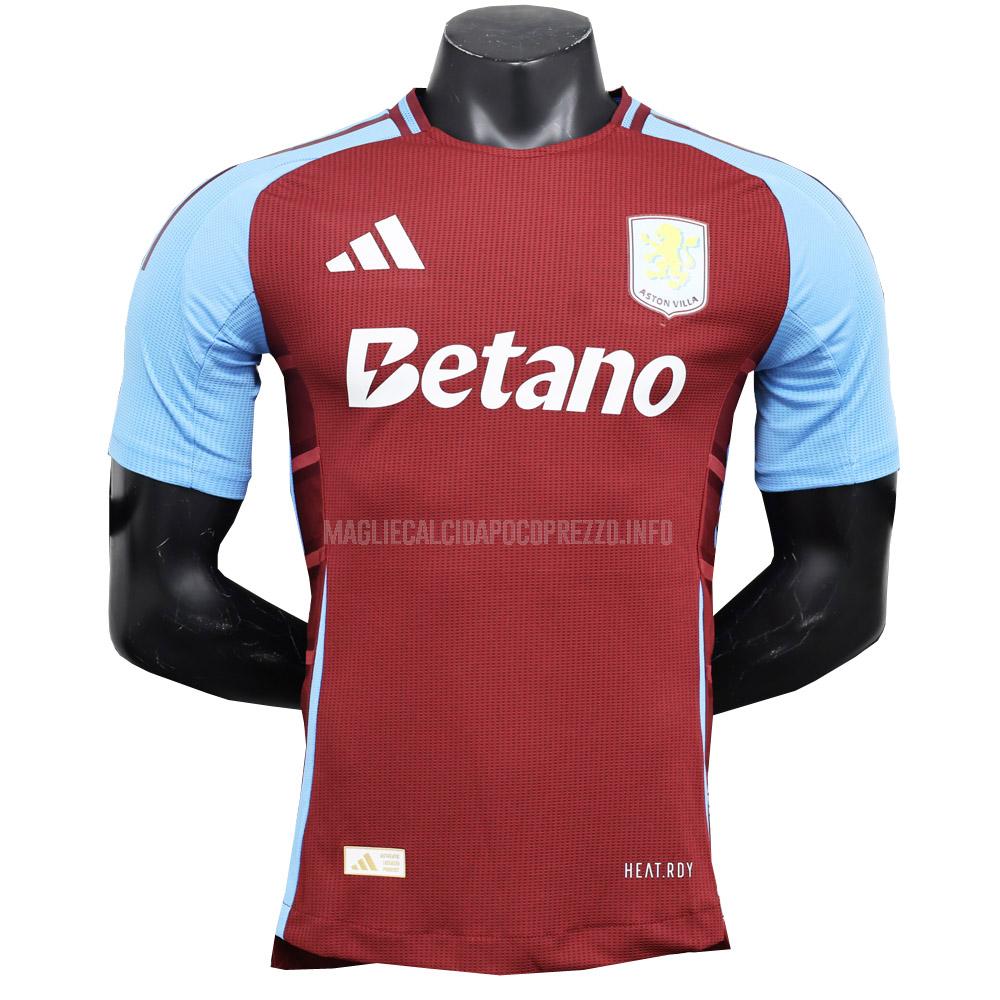 maglietta aston villa giocatore edizione home 2024-25