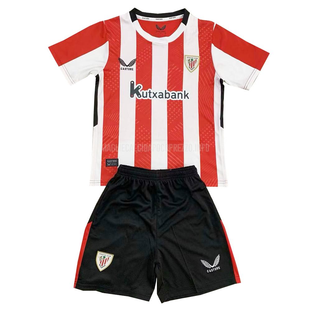 maglietta athletic bilbao bambino home 2024-25