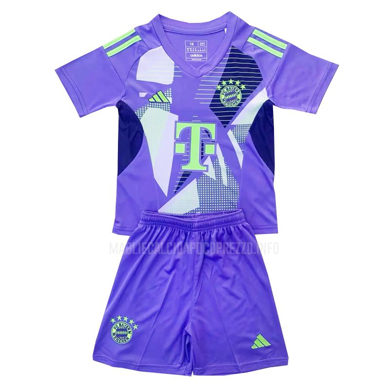 maglietta bayern munich bambino viola 2024-25