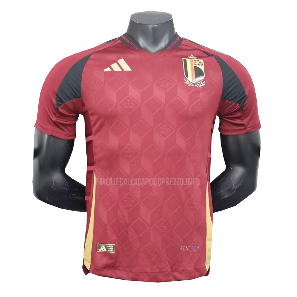 maglietta belgio giocatore edizione home 2024-25