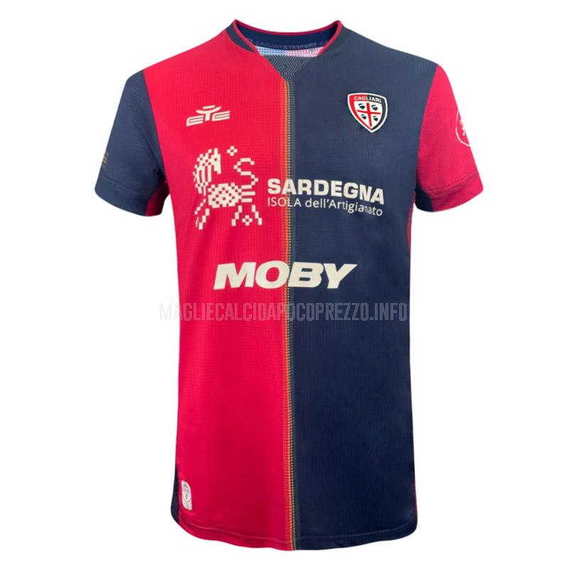 maglietta cagliari calcio home 2024-25