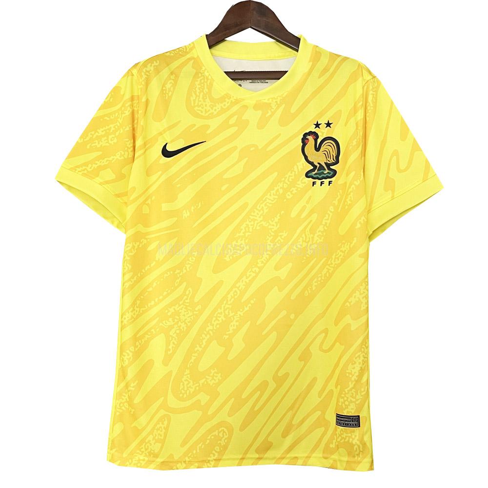 maglietta francia portiere giallo 2024