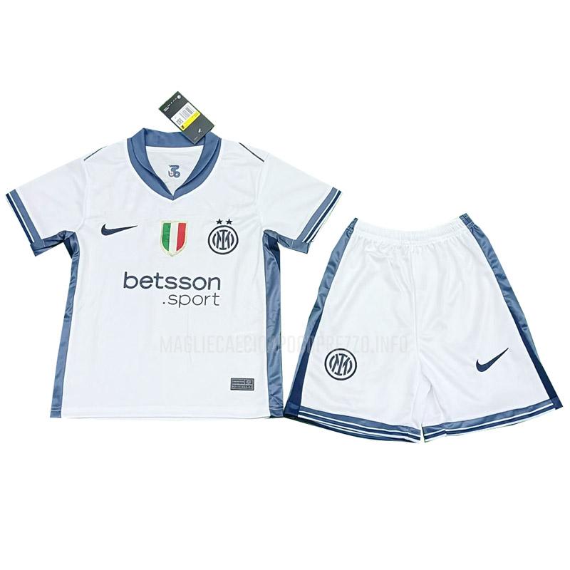 maglietta inter milan bambino away 2024-25