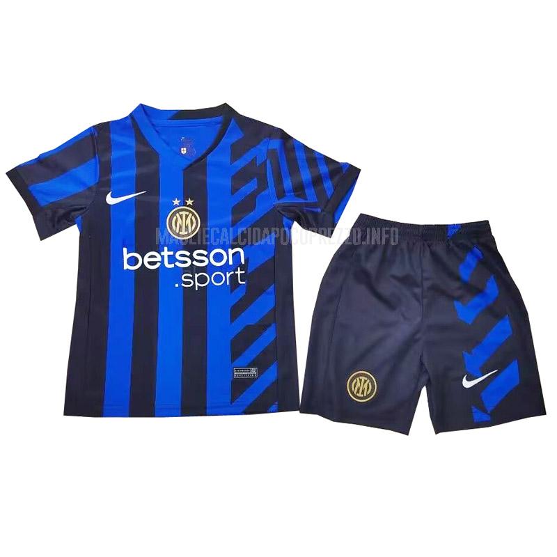 maglietta inter milan bambino home 2024-25