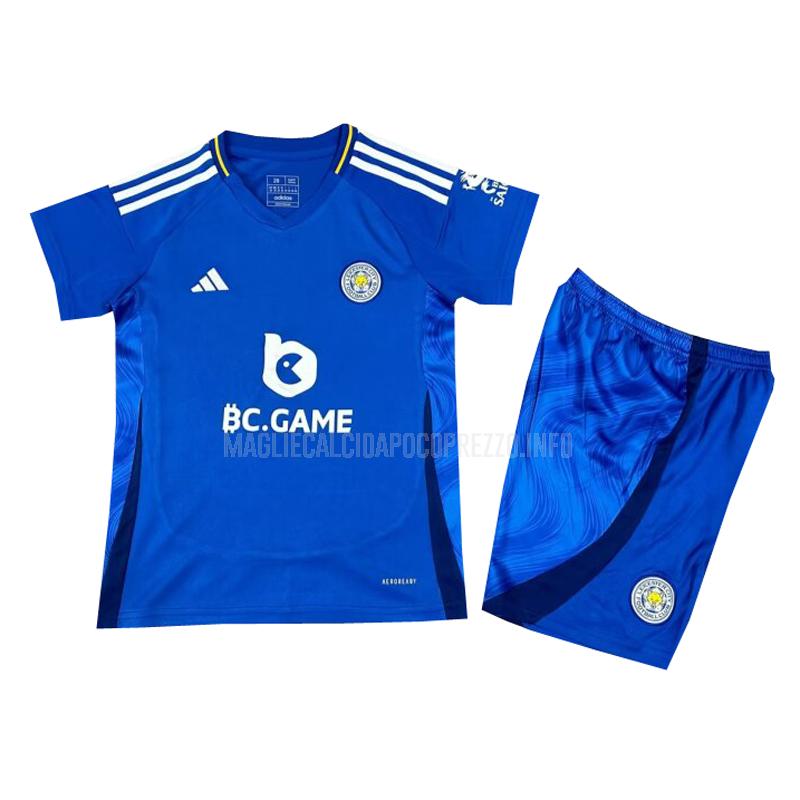 maglietta leicester city bambino home 2024-25