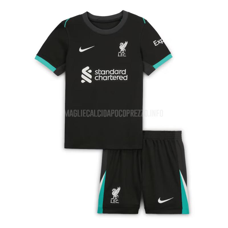 maglietta liverpool bambino away 2024-25