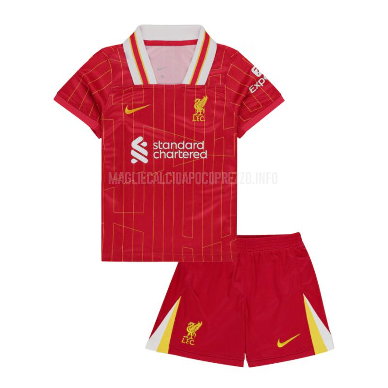 maglietta liverpool bambino home 2024-25