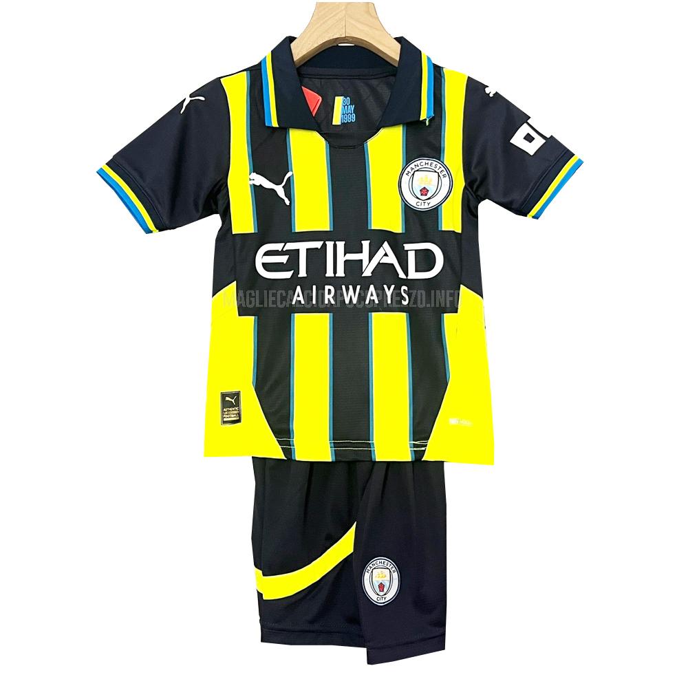 maglietta manchester city bambino away 2024-25