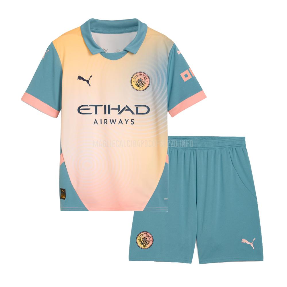 maglietta manchester city bambino fourth 2024-25