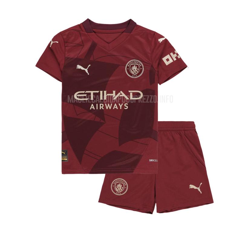 maglietta manchester city bambino third 2024-25