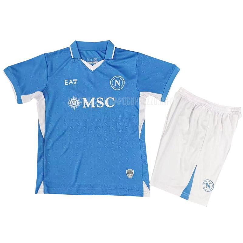 maglietta napoli bambino home 2024-25