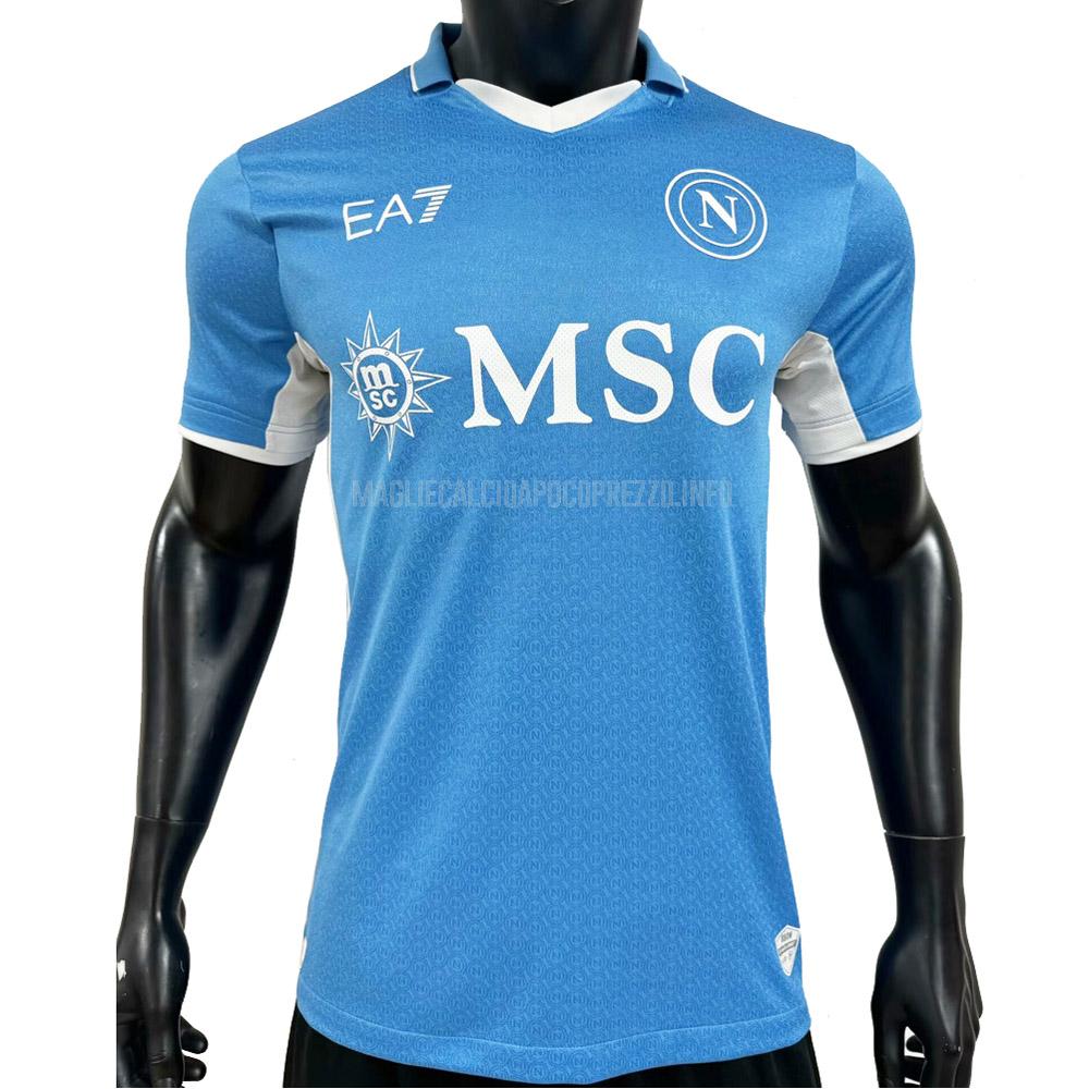 maglietta napoli giocatore edizione home 2024-25