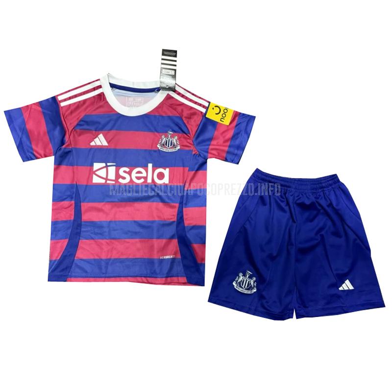 maglietta newcastle united bambino away 2024-25