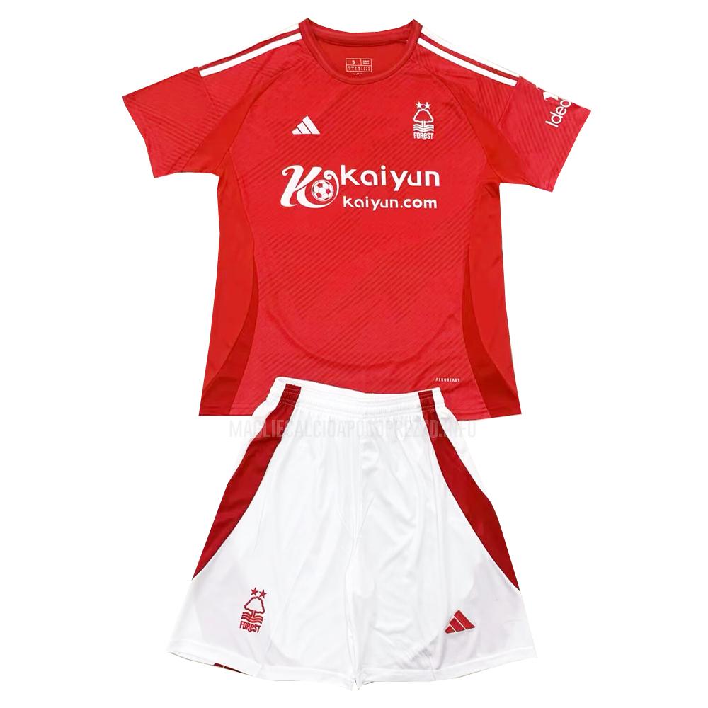 maglietta nottingham forest bambino home 2024-25