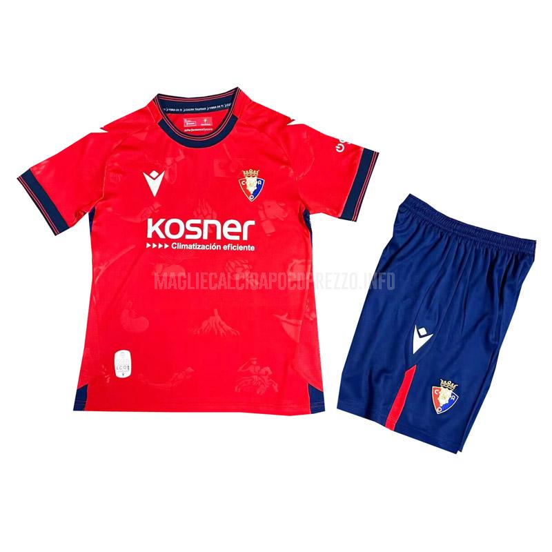 maglietta osasuna bambino home 2024-25