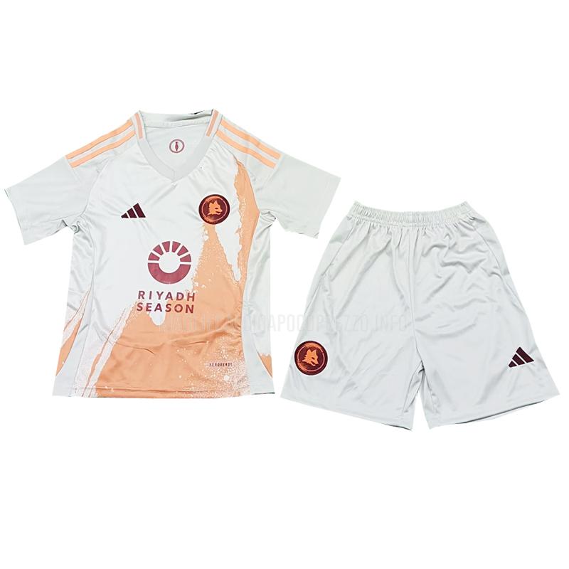 maglietta roma bambino away 2024-25