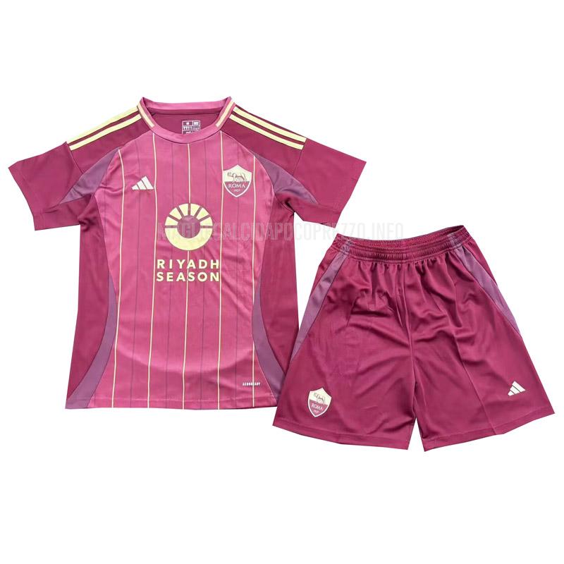 maglietta roma bambino home 2024-25