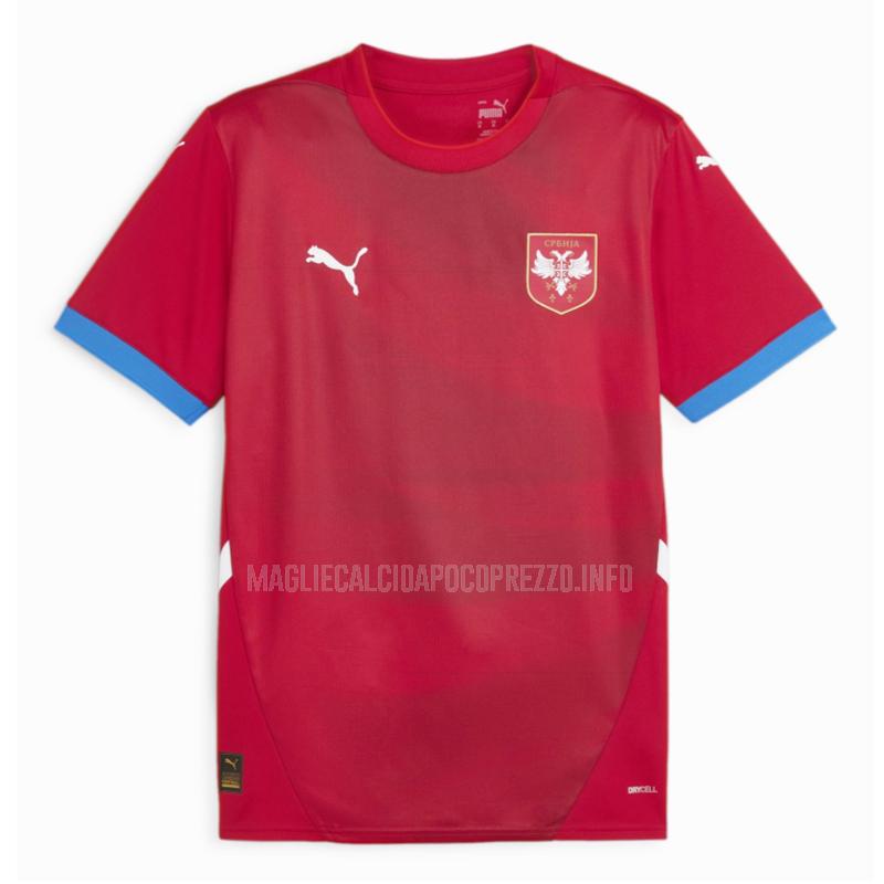 maglietta serbia home 2024