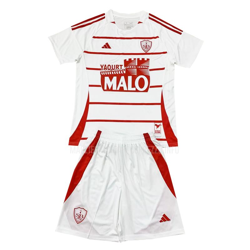 maglietta stade brestois bambino away 2024-25