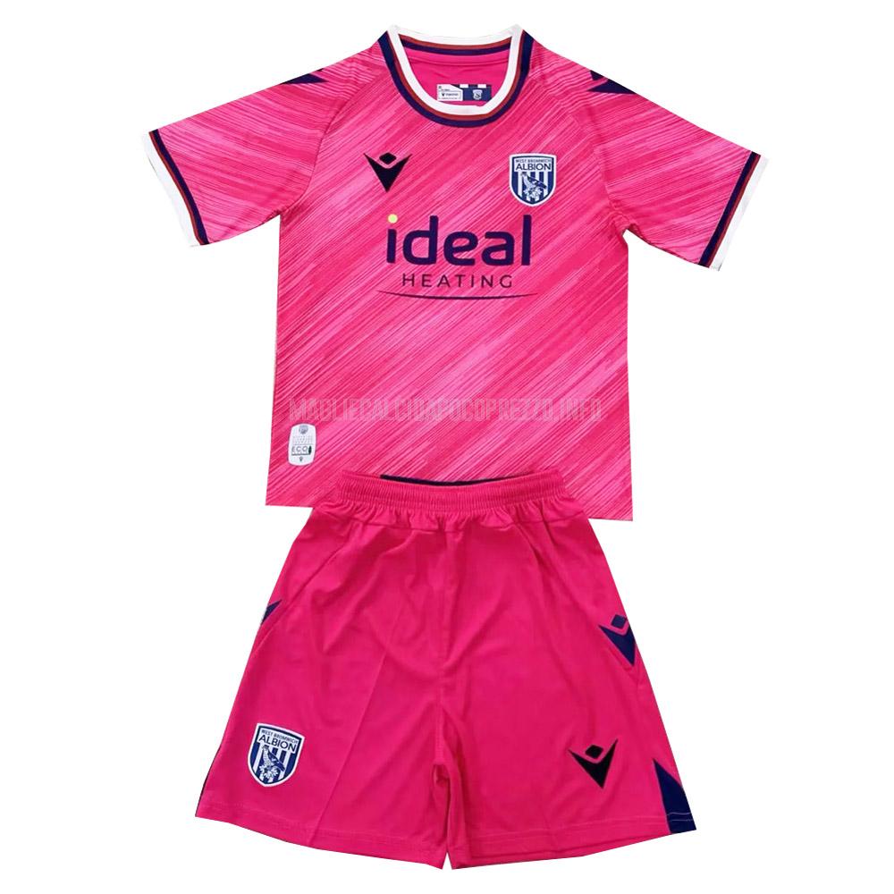 maglietta west bromwich albion bambino third 2024-25