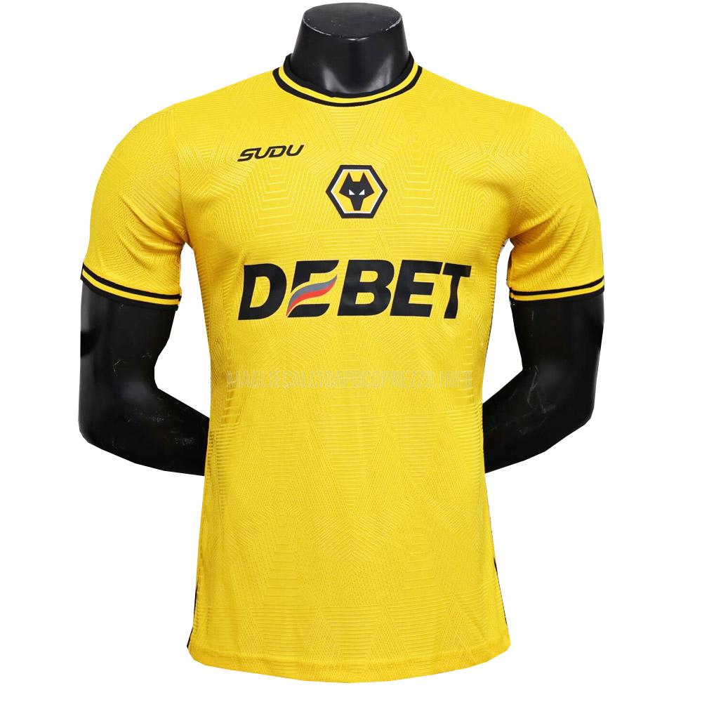 maglietta wolverhampton wanderers giocatore edizione home 2024-25